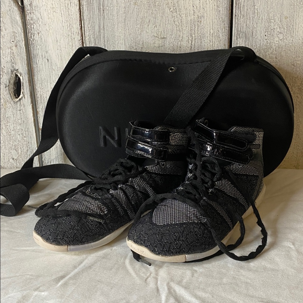 Nfinity Titans high tops onyx size 4.5 girls cheer